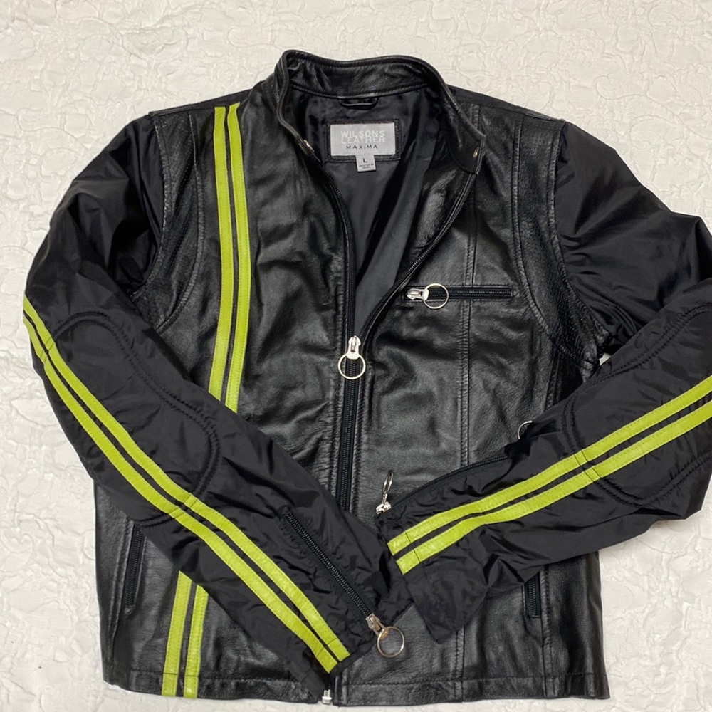 Wilsons Leather Ladies Motorcycle Jacket